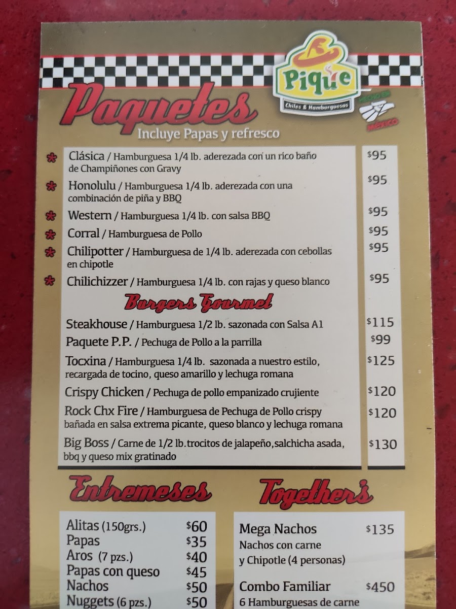 Pique Chiles & Hamburguesas Menu - Image 5